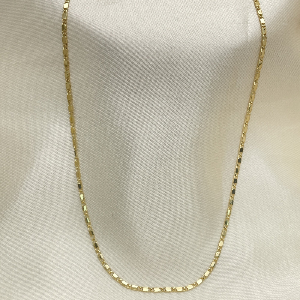 Oro Laminado Basic Necklace, Gold Filled Style Polished, Golden Finish