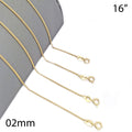 Oro Laminado Basic Necklace, Gold Filled Style Miami Cuban Design, Polished, Golden Finish