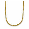 Oro Laminado Basic Necklace, Gold Filled Style Rope Design, Polished, Golden Finish