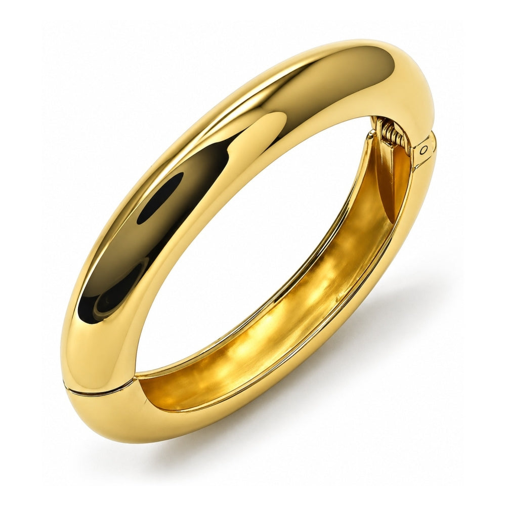 Oro Laminado Individual Bangle, Gold Filled Style Polished, Golden Finish