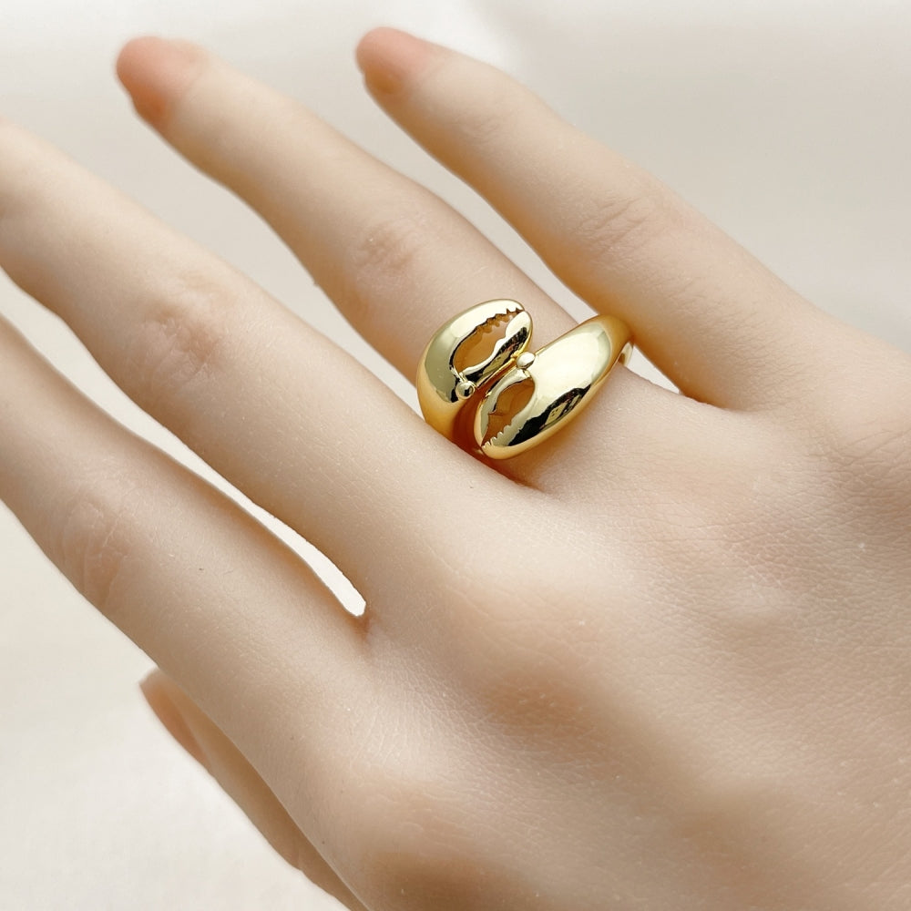 Oro Laminado Elegant Ring, Gold Filled Style Polished, Golden Finish