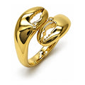 Oro Laminado Elegant Ring, Gold Filled Style Polished, Golden Finish