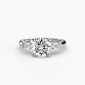 Three-Stone Baguette Ring engagement ring setting by Palermo Havana & Co.