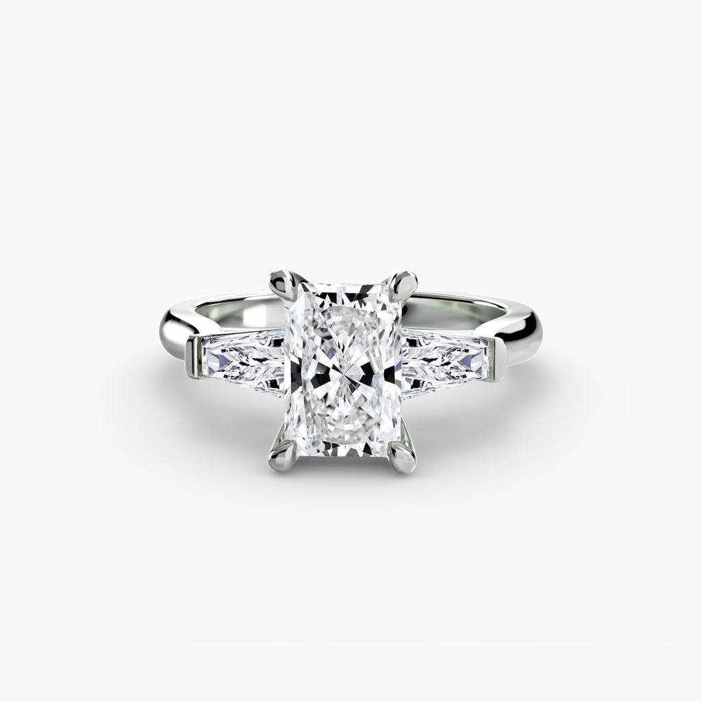 Three-Stone Ring (Baguette Side Stones) 2