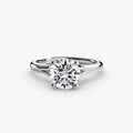 Tapered Round Solitaire engagement ring setting by Palermo Havana & Co.