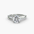 The Split Shank Pavé Solitaire engagement ring setting by Palermo Havana & Co.