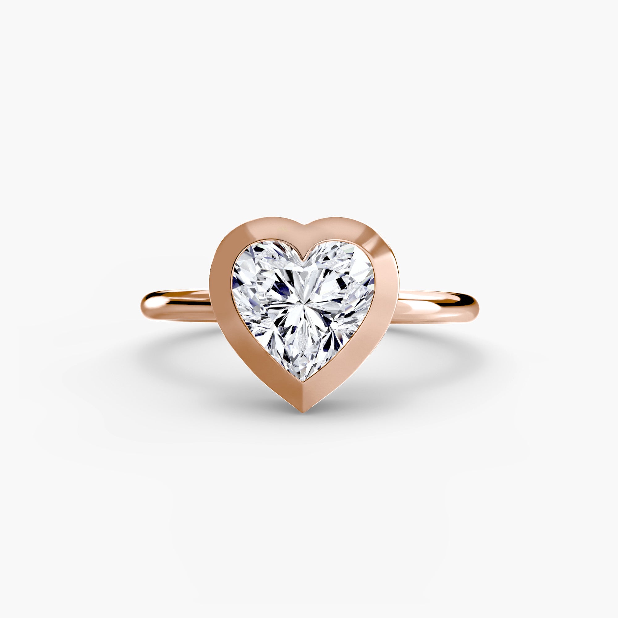 The Bezel Set Solitaire engagement ring setting by Palermo Havana & Co.