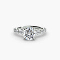 The Cascade Diamond Ring engagement ring setting by Palermo Havana & Co.