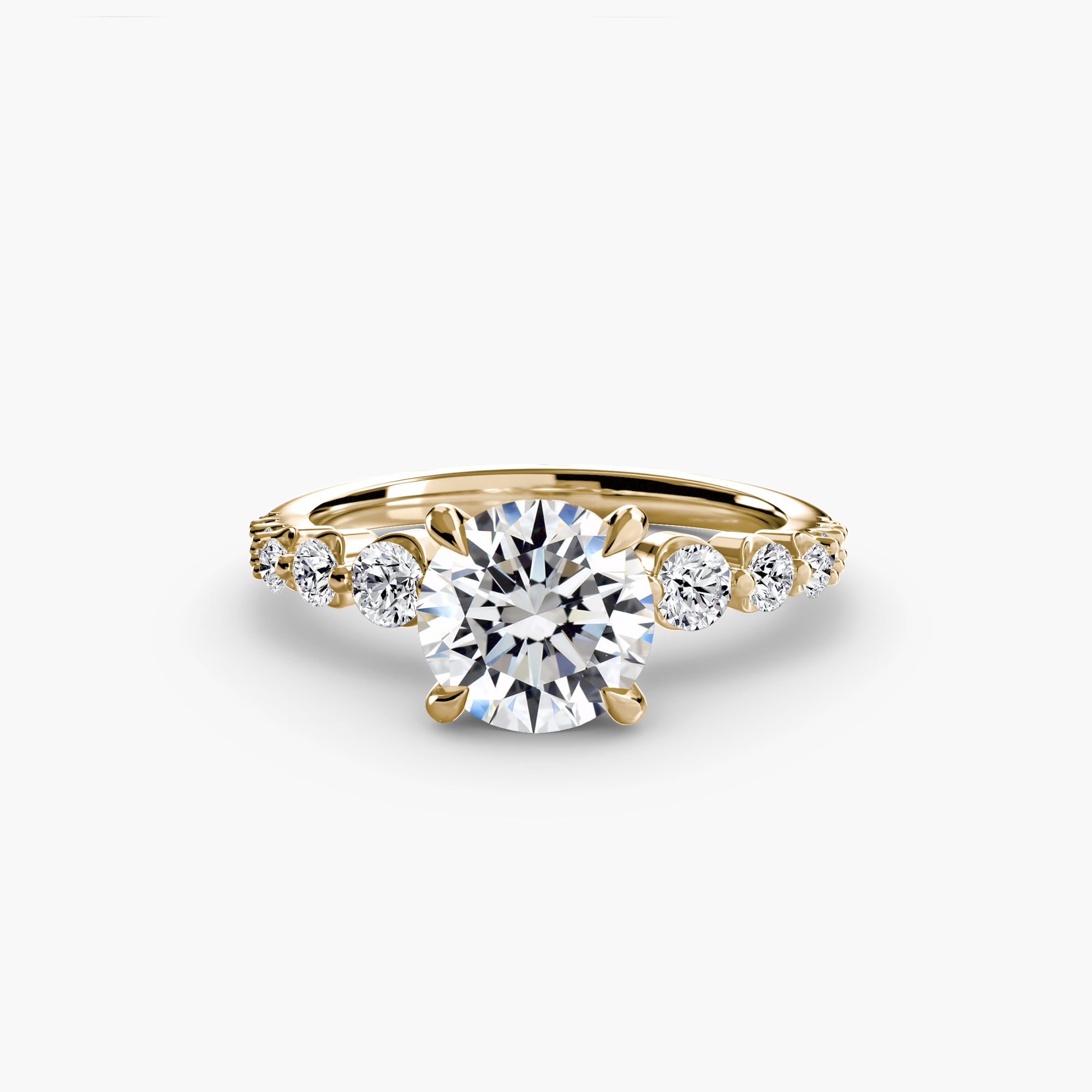 The Cascade Diamond Ring engagement ring setting by Palermo Havana and Co.