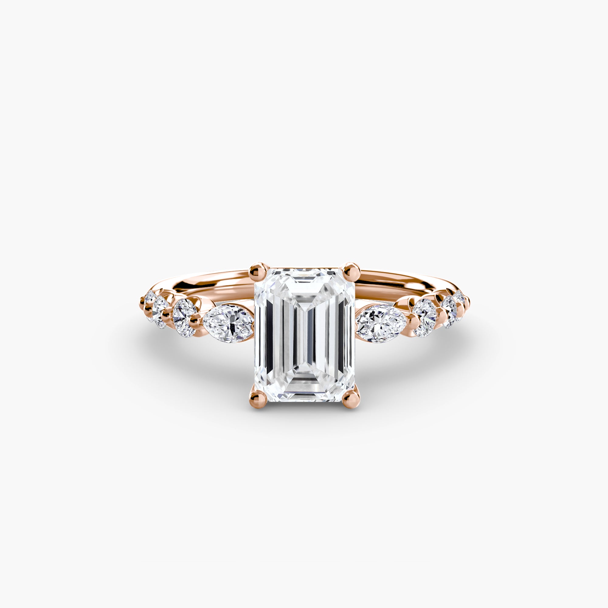 The Tiered Accent Ring engagement ring setting by Palermo Havana & Co.