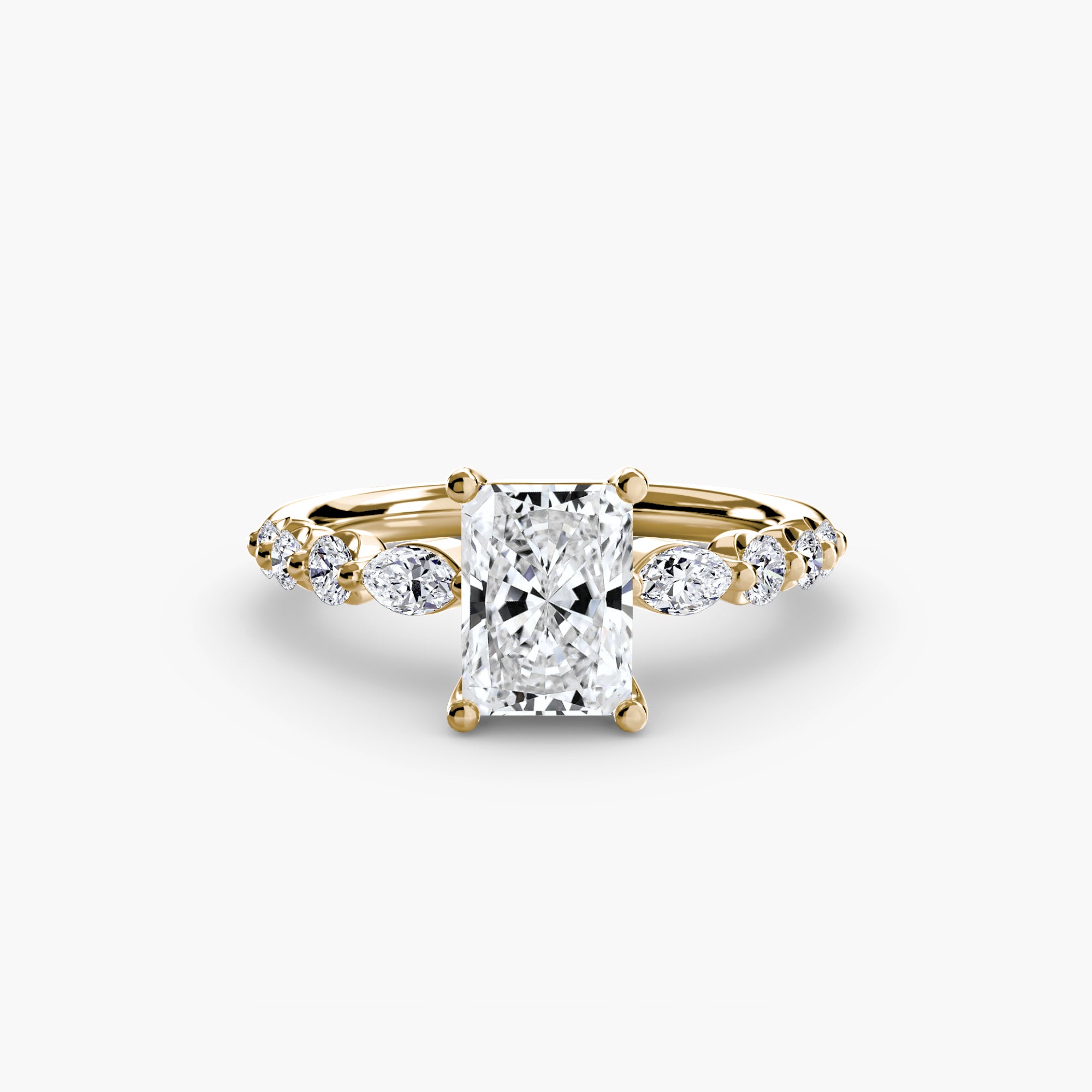 The Tiered Accent Ring engagement ring setting by Palermo Havana & Co.