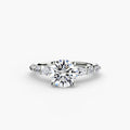The Tiered Accent Ring engagement ring setting by Palermo Havana & Co.
