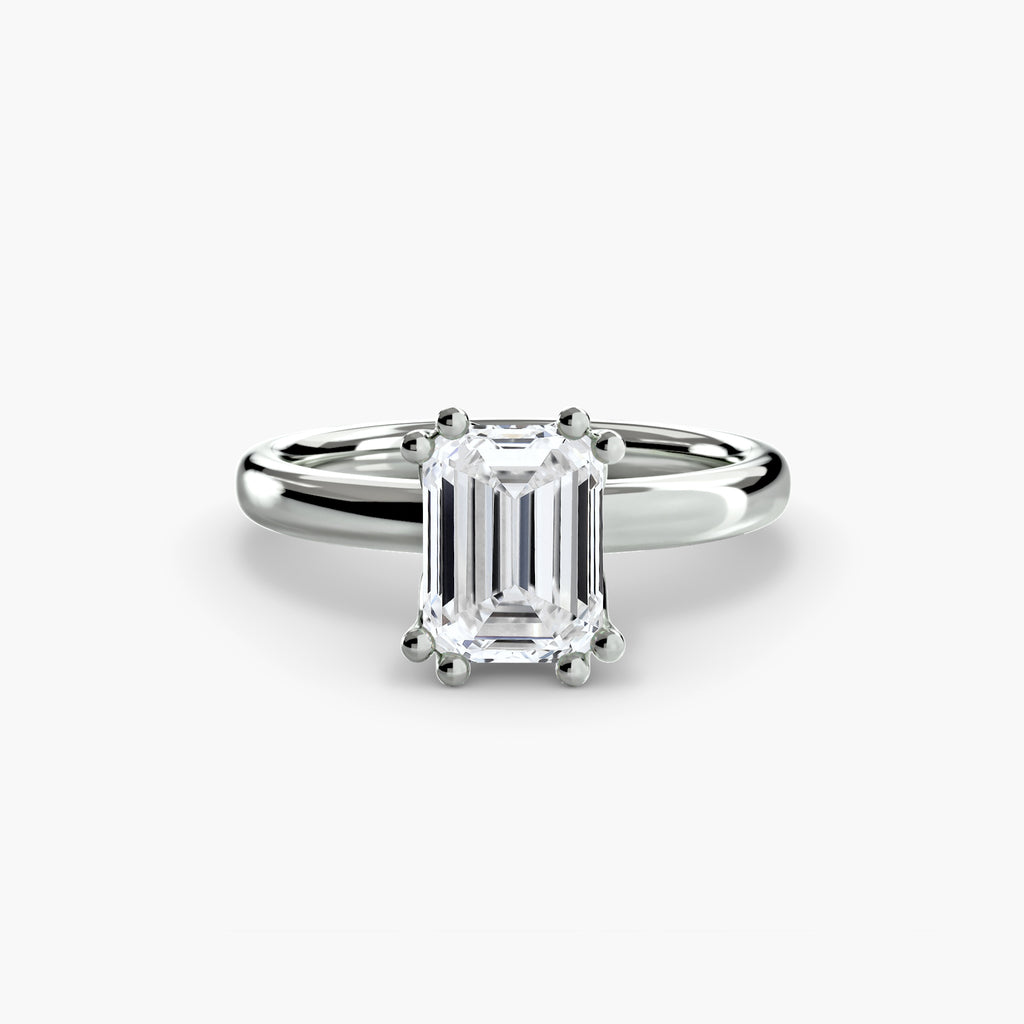 Bold Classic Solitaire engagement ring setting by Palermo Havana & Co.