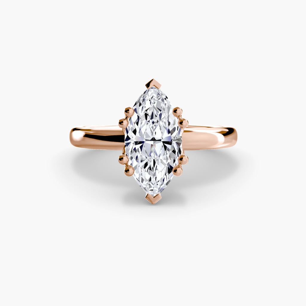 Bold Classic Solitaire engagement ring setting by Palermo Havana & Co.