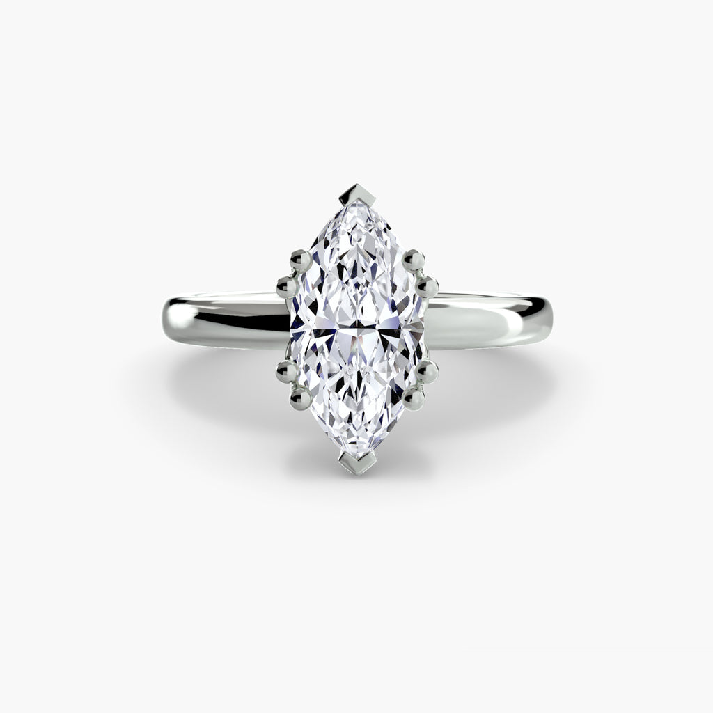Bold Classic Solitaire engagement ring setting by Palermo Havana & Co.