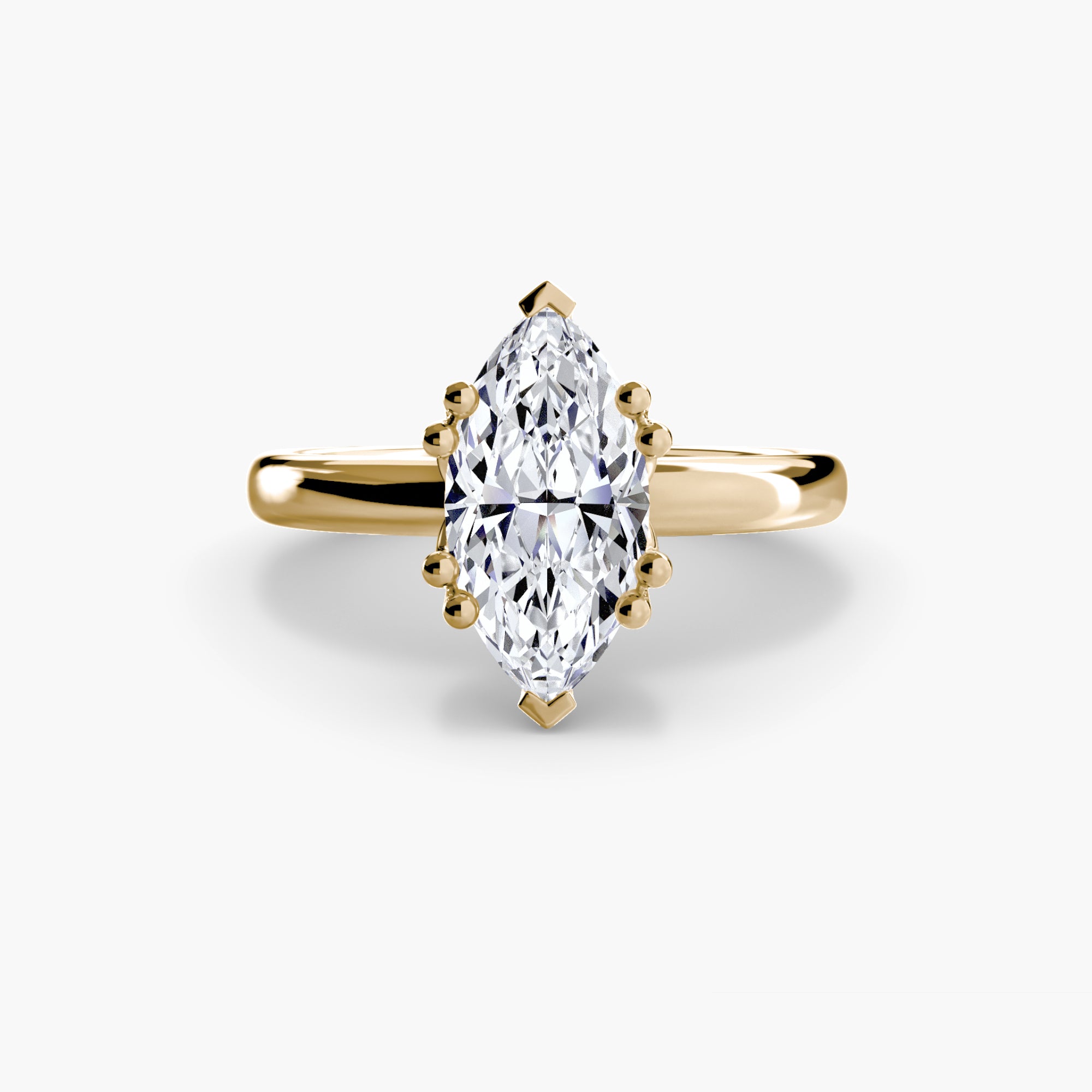 Bold Classic Solitaire engagement ring setting by Palermo Havana & Co.