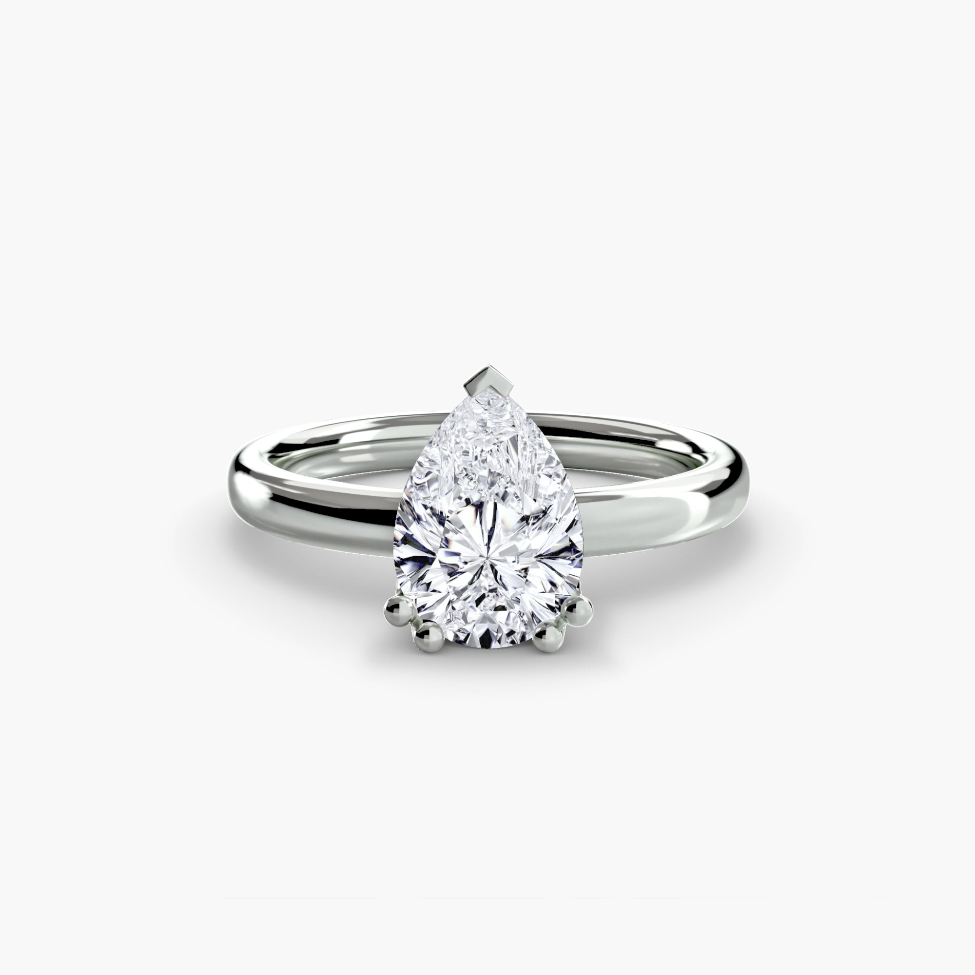 Bold Classic Solitaire engagement ring setting by Palermo Havana and Co.