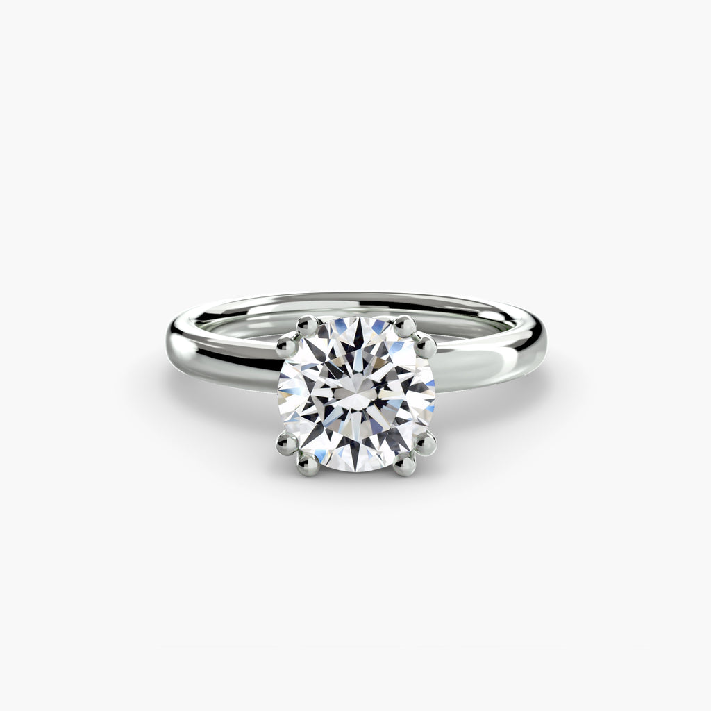 Bold Classic Solitaire engagement ring setting by Palermo Havana and Co.