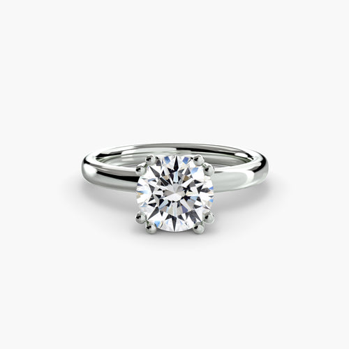 Bold Classic Solitaire engagement ring setting by Palermo Havana and Co.