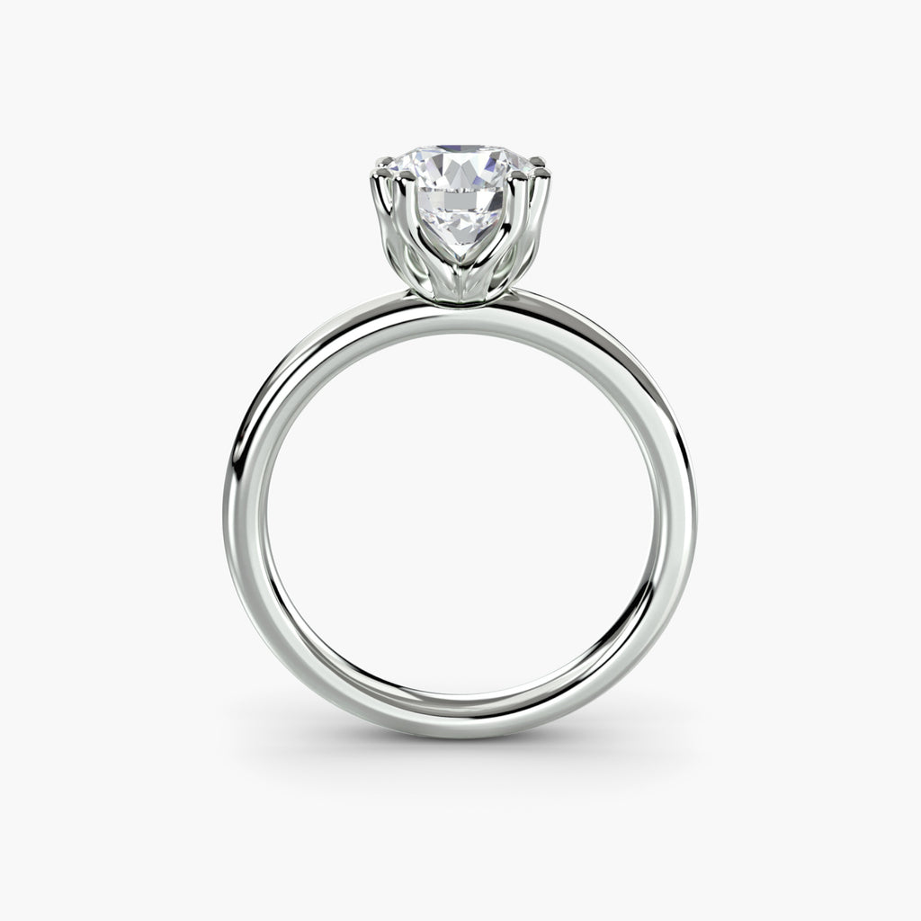 Bold Classic Solitaire engagement ring setting by Palermo Havana and Co.