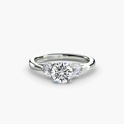 Celestial Cluster Solitaire engagement ring setting by Palermo Havana and Co.