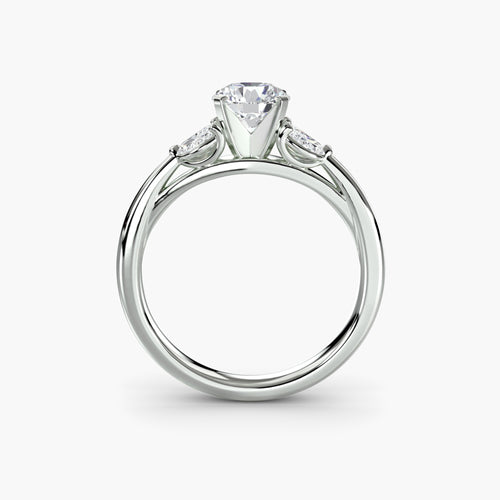 Celestial Cluster Solitaire engagement ring setting by Palermo Havana and Co.